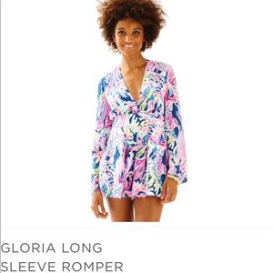 Lilly Pulitzer Gloria Romper, bell sleeves
